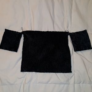 tube top with sleeves lol